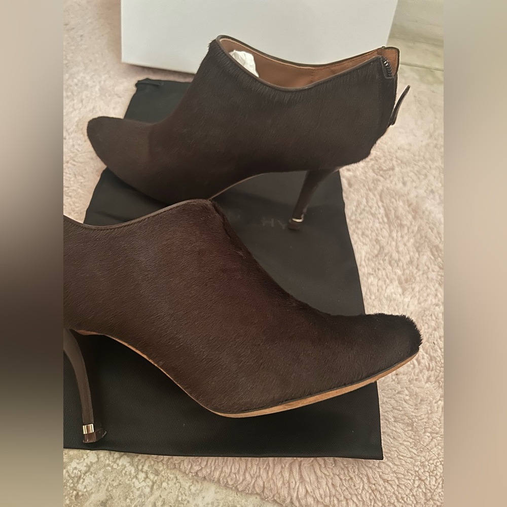 Givenchy Rich Brown Heeled Ankle Boots